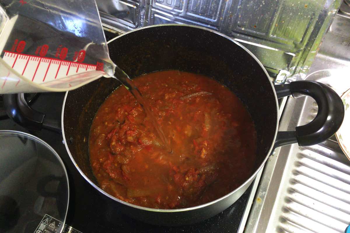 Tomato chicken curry 11