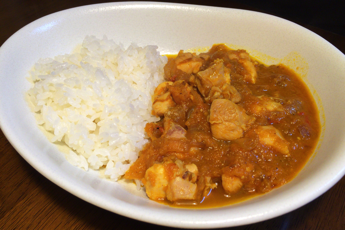 Carrots chicken curry