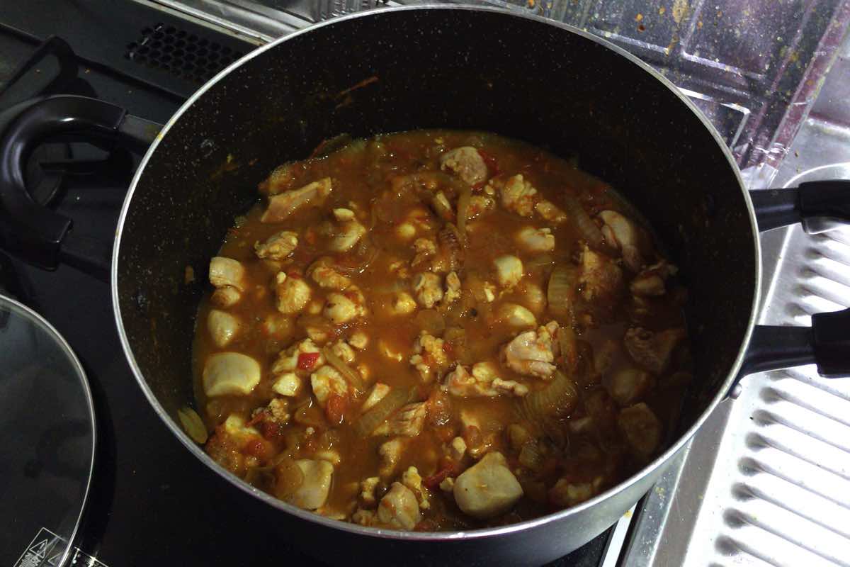 Tougan chicken curry 13